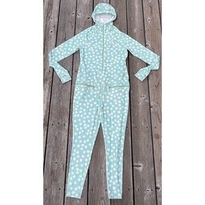 Airblaster Women's XS Ninja Suit Hooded One-Piece Base Layer - Green Daisy